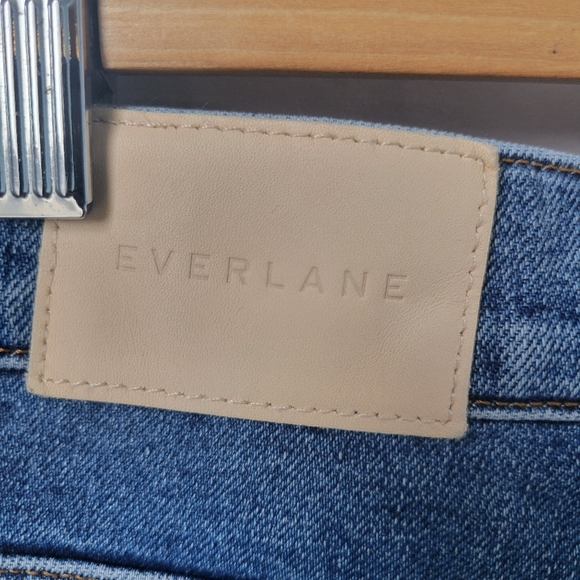 Everlane The Way High Straight Leg High Waist Denim Jeans 25 R - Picture 11 of 14